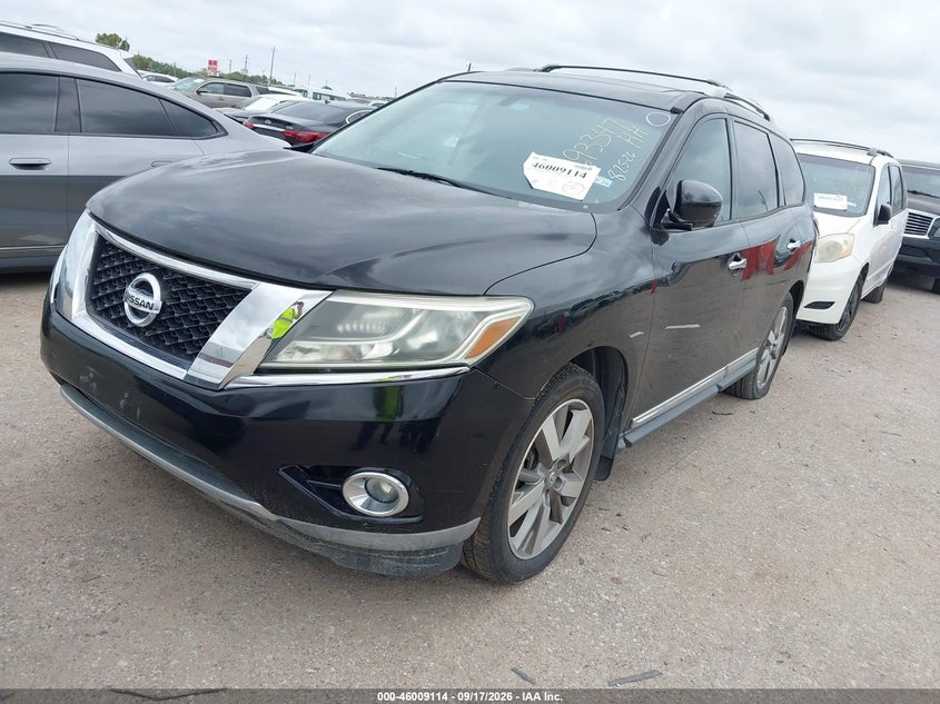 2014 NISSAN PATHFINDER auction photo 2