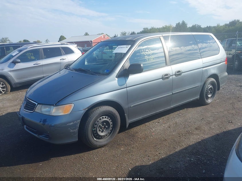 2000 Honda Odyssey, Обычный износ, IAAI, VIN 2HKRL1854YH587600 — фото 2