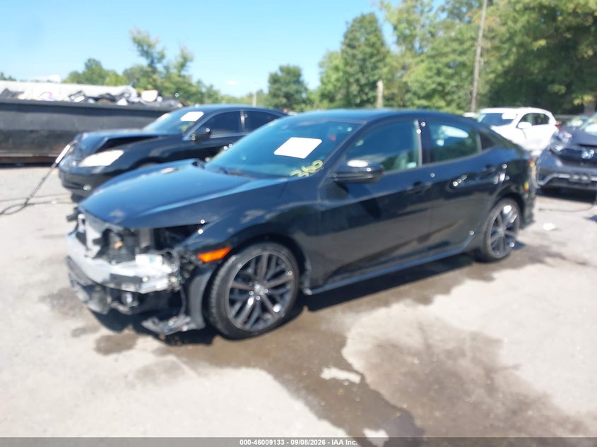 Vin: shhfk7h43lu405276, lot: 46508509, honda civic sport 20202