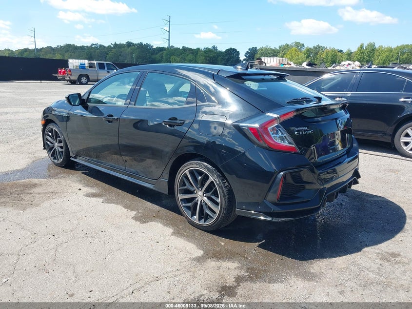 Vin: shhfk7h43lu405276, lot: 46508509, honda civic sport 20203