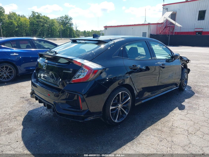 Vin: shhfk7h43lu405276, lot: 46508509, honda civic sport 20204