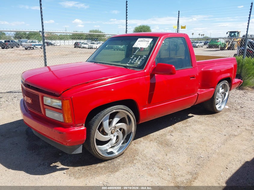 1990 GMC Sierra, Обычный износ, IAAI, VIN 2GTEC14K7L1557463 — фото 2