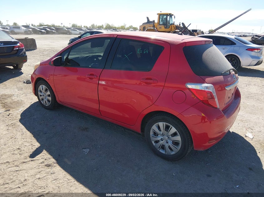 2013 TOYOTA YARIS auction photo 3