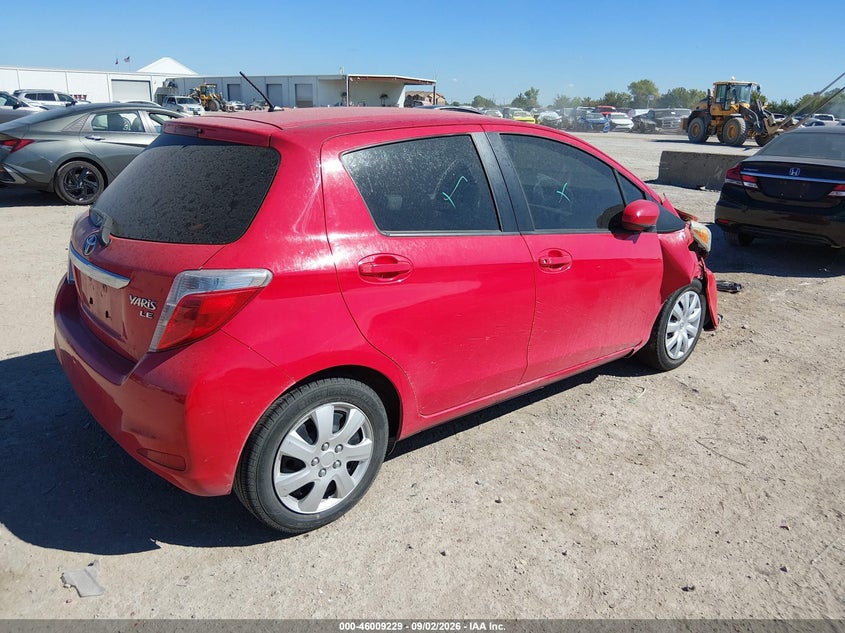 2013 TOYOTA YARIS auction photo 4