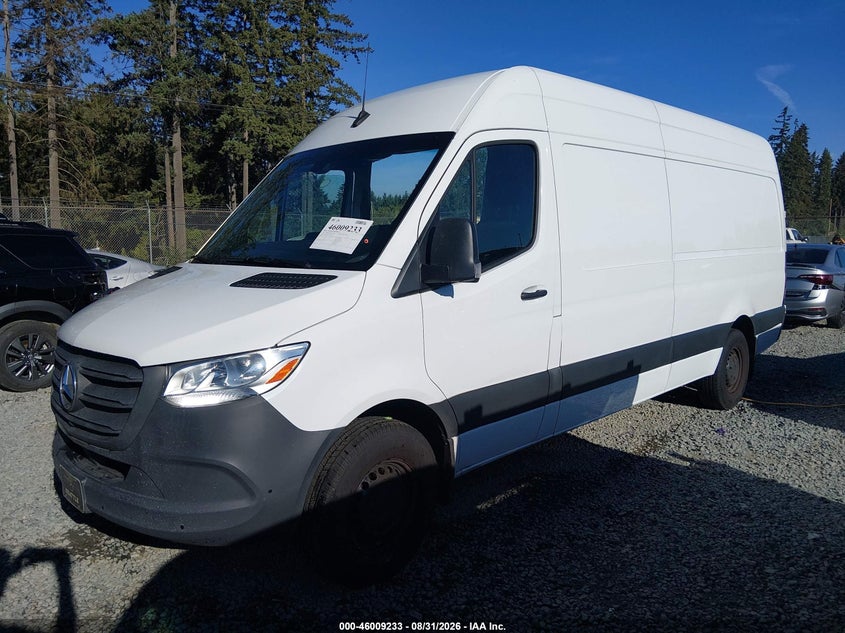 Vin: w1y4nchy7pt151999, lot: 46508609, mercedes-benz sprinter 2500 high roof 4-cyl diesel ho 20232