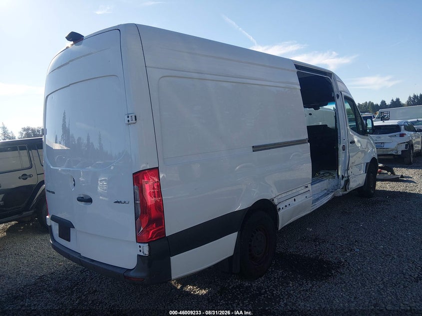 Vin: w1y4nchy7pt151999, lot: 46508609, mercedes-benz sprinter 2500 high roof 4-cyl diesel ho 20234