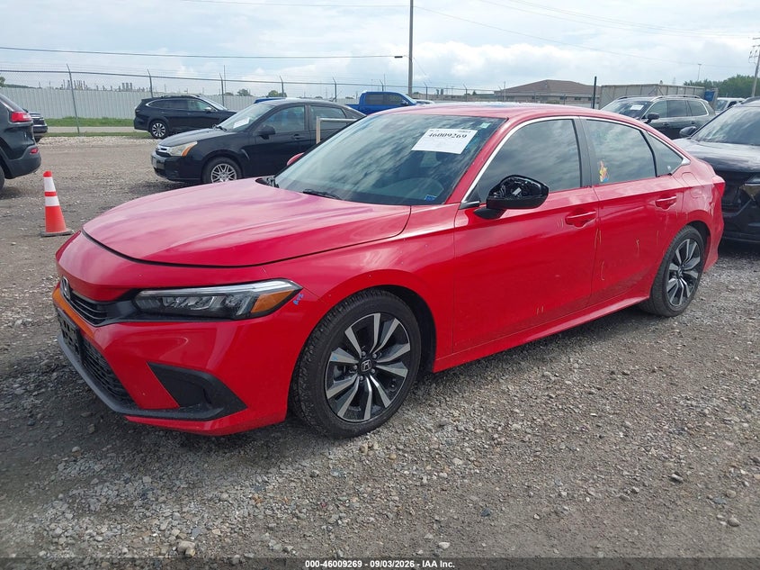 Vin: 2hgfe1f78nh320886, lot: 46508645, honda civic ex 20222