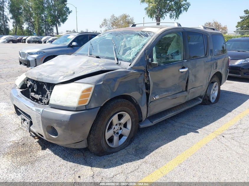 2005 Nissan Armada, Front End, IAAI, VIN 5N1AA08A55N733794 — photo 2