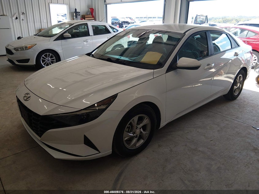 Vin: 5npll4ag4mh049332, lot: 46508752, hyundai elantra se 20212
