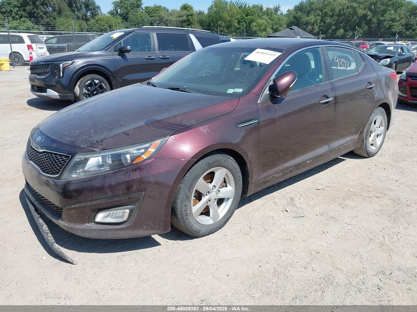 2015 KIA OPTIMA SEDAN 2.4L I-4 DI, DOHC, VVT, REGULAR , 192HP