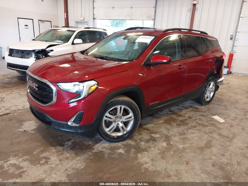 2018 GMC Terrain Sle, Удар спереди, IAAI, VIN 3GKALTEV8JL260883 — фото 2