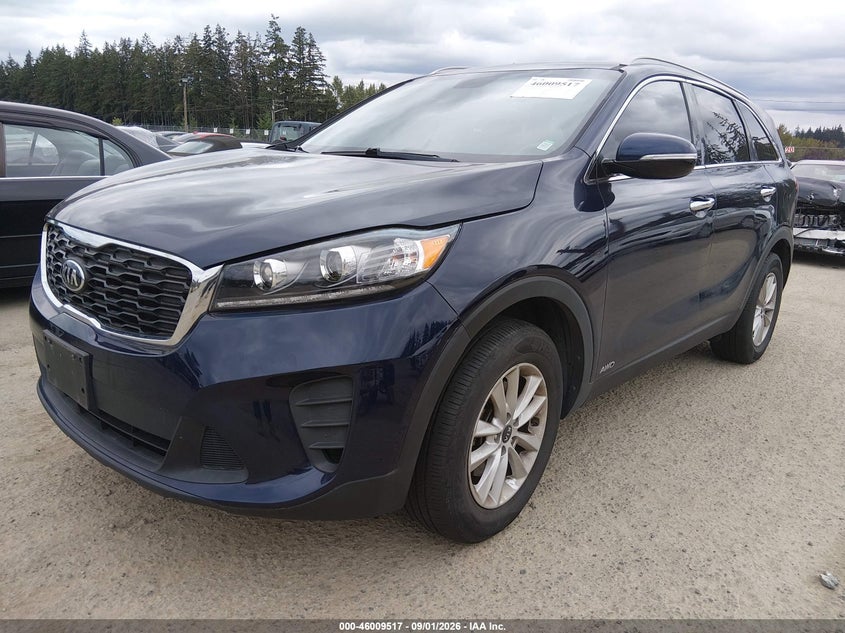 2019 Kia Sorento, Звичайний знос, IAAI, VIN 5XYPGDA36KG595735 — фото 2