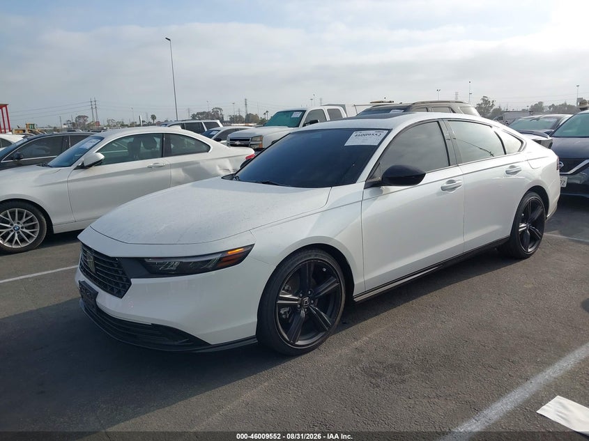 2024 Honda Accord Hybrid Sport-L, Удар сзади, IAAI, VIN 1HGCY2F76RA069323 — фото 2