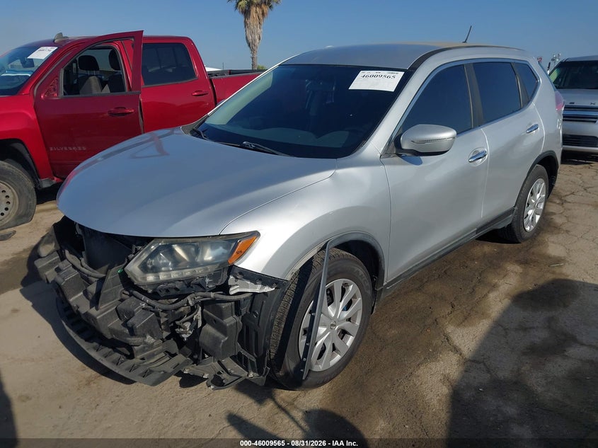 2015 Nissan Rogue, Front End, IAAI, VIN KNMAT2MTXFP509797 — photo 2