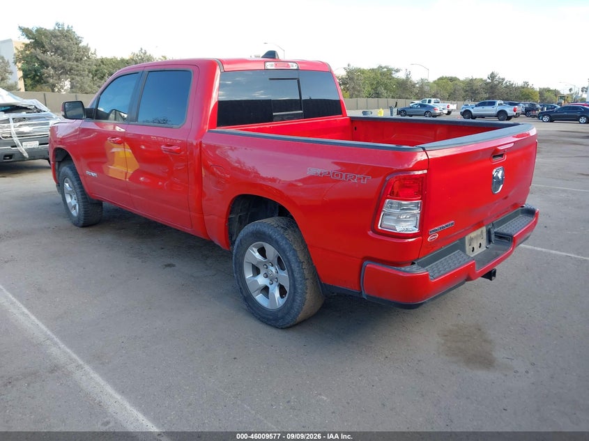 Vin: 1c6rrefg1nn467928, lot: 46508953, ram 1500 big horn  4x2 5'7 box 20223