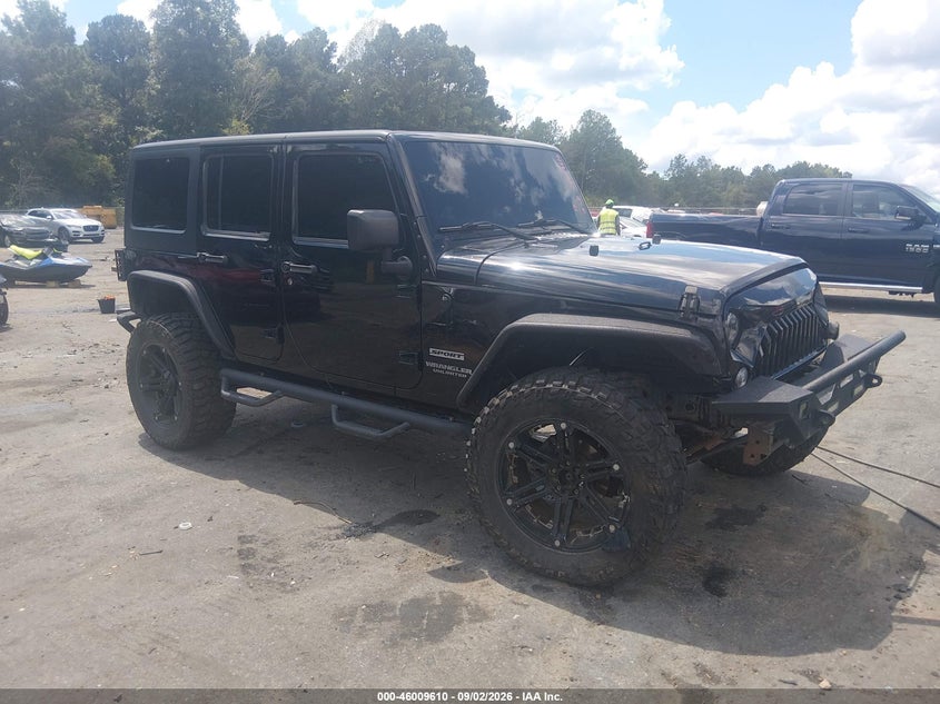 Vin: 1c4bjwdg3el294998, lot: 46508986, jeep wrangler unlimited sport 20141