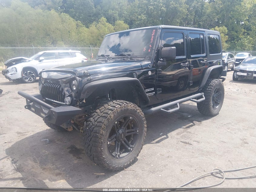 Vin: 1c4bjwdg3el294998, lot: 46508986, jeep wrangler unlimited sport 20142