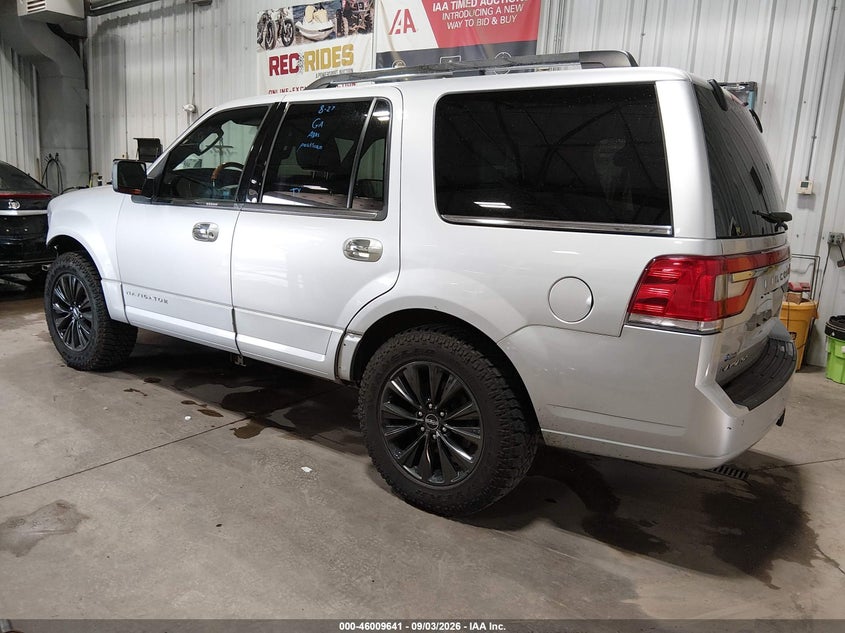 Vin: 5lmjj2jt3hel08583, lot: 46509017, lincoln navigator select 20173