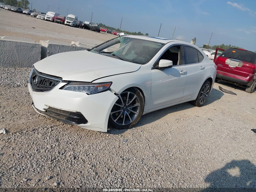 Vin: 19uub2f5xga010132, lot: 46509045, acura tlx v6 tech 20162