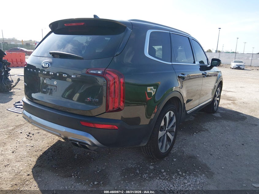 Vin: 5xyp6dhc5mg154173, lot: 46509088, kia telluride s 20214