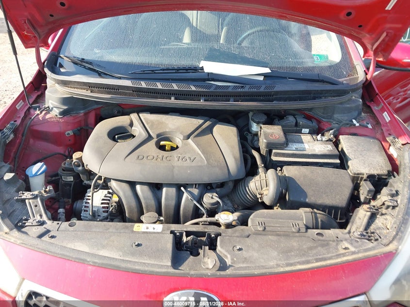 KIA FORTE 2015 VIN KNAFX4A65F5396533