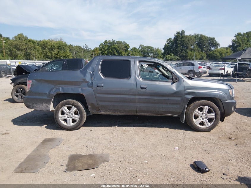 HONDA RIDGELINE 2012 VIN 5FPYK1F53CB456660
