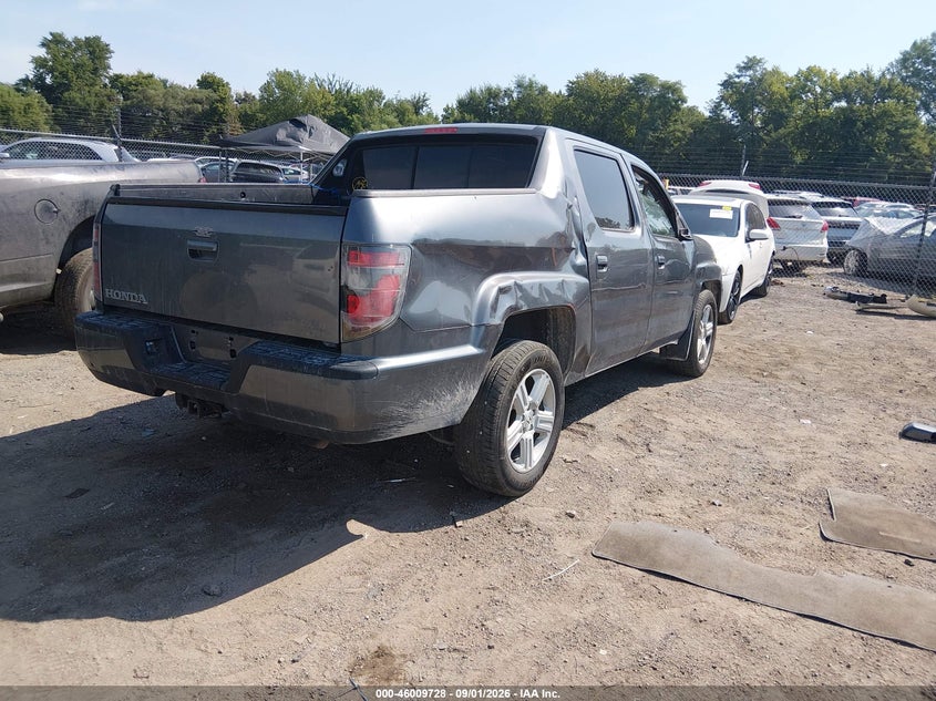 Vin: 5fpyk1f53cb456660, lot: 46509104, honda ridgeline rtl 20124