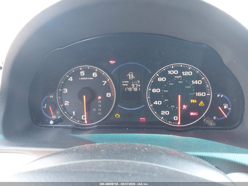 ACURA TSX 2005 VIN JH4CL96825C007638