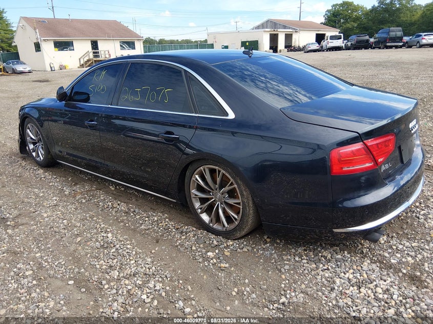 Vin: waurvafdxcn011729, lot: 46509146, audi a8 l 4.2 20123