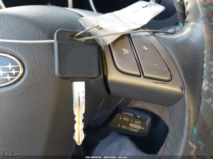 SUBARU TRIBECA 2010 VIN 4S4WX9KD2A4400741