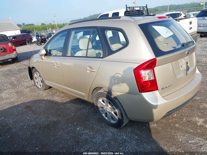 KIA RONDO 2007 VIN KNAFG525677076610