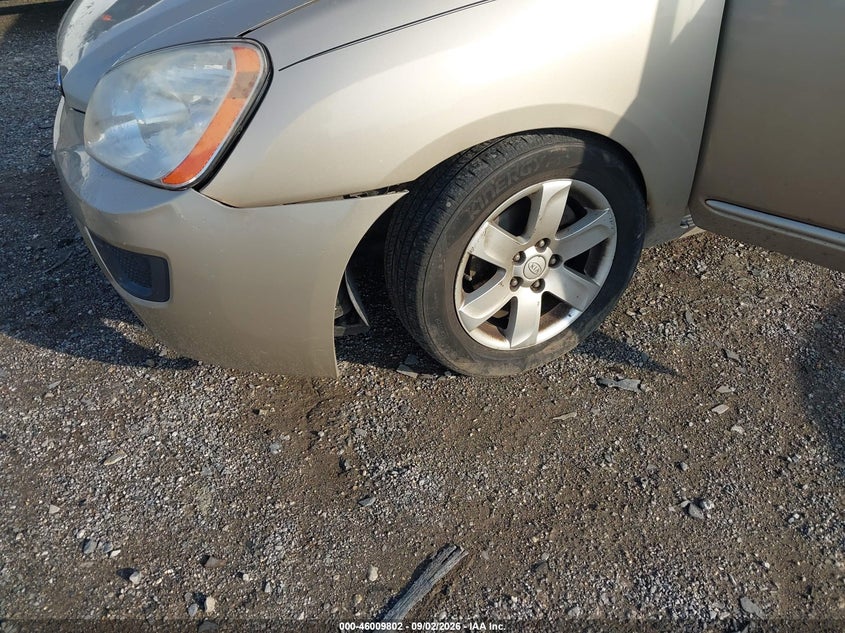 KIA RONDO 2007 VIN KNAFG525677076610