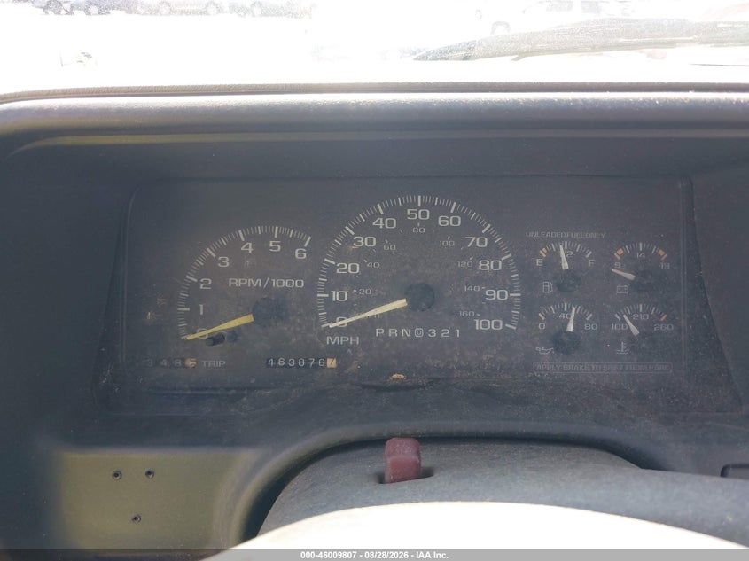 GMC SIERRA 2500 1998 VIN 1GTGK24RXWE541887