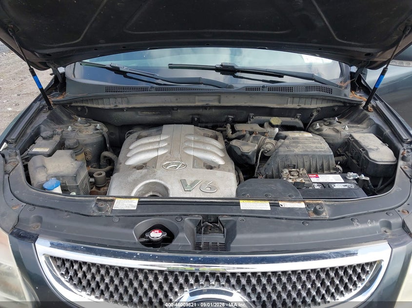 2007 HYUNDAI VERACRUZ SPORT UTILITY VEHICLE 3.8L V-6 DOHC, VVT, REGULAR , 260HP