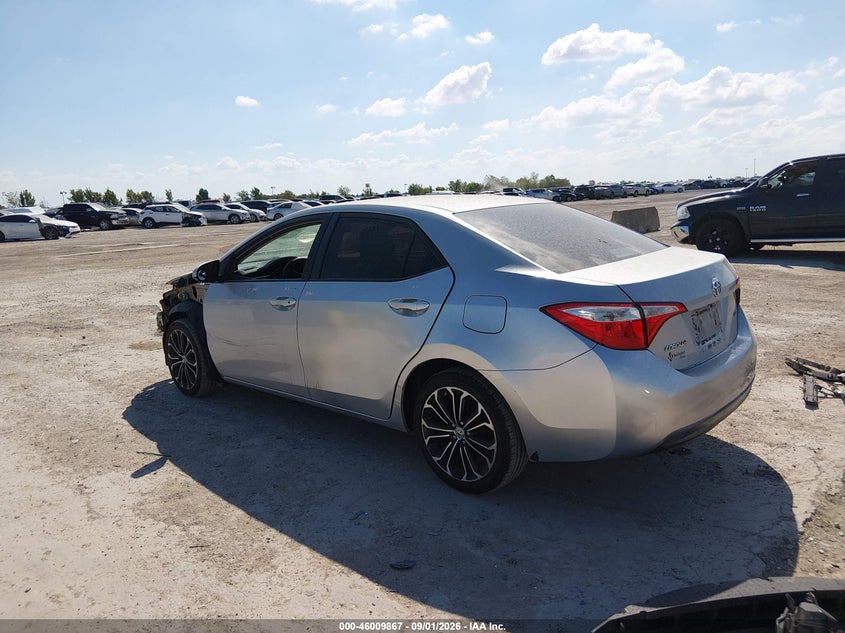 2014 TOYOTA COROLLA SEDAN 1.8L I-4 DOHC, VVT, REGULAR , 132HP