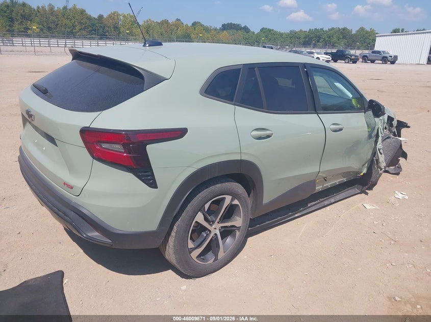 Vin: kl77lge25rc100712, lot: 46509247, chevrolet trax fwd 1rs 20244