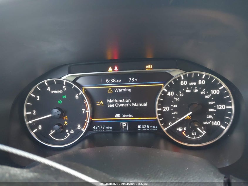 NISSAN ALTIMA 2022 VIN 1N4BL4CV8NN405375