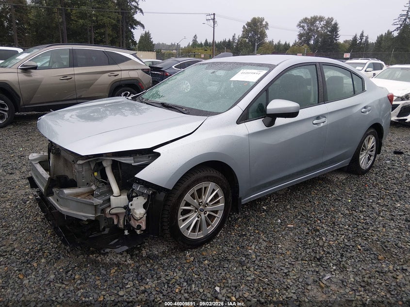 Vin: 4s3gkab67j3619792, lot: 46509267, subaru impreza 2.0i premium 20182
