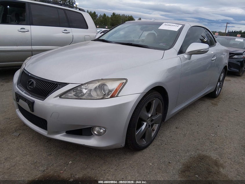 LEXUS IS 350C 2010 VIN JTHFE2C20A2501639