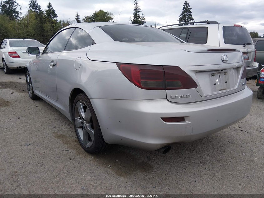 2010 LEXUS IS 350C auction photo 3