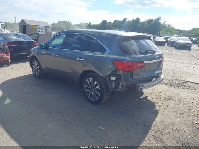 Vin: 5fryd4h49eb011785, lot: 46509388, acura mdx technology package 20143