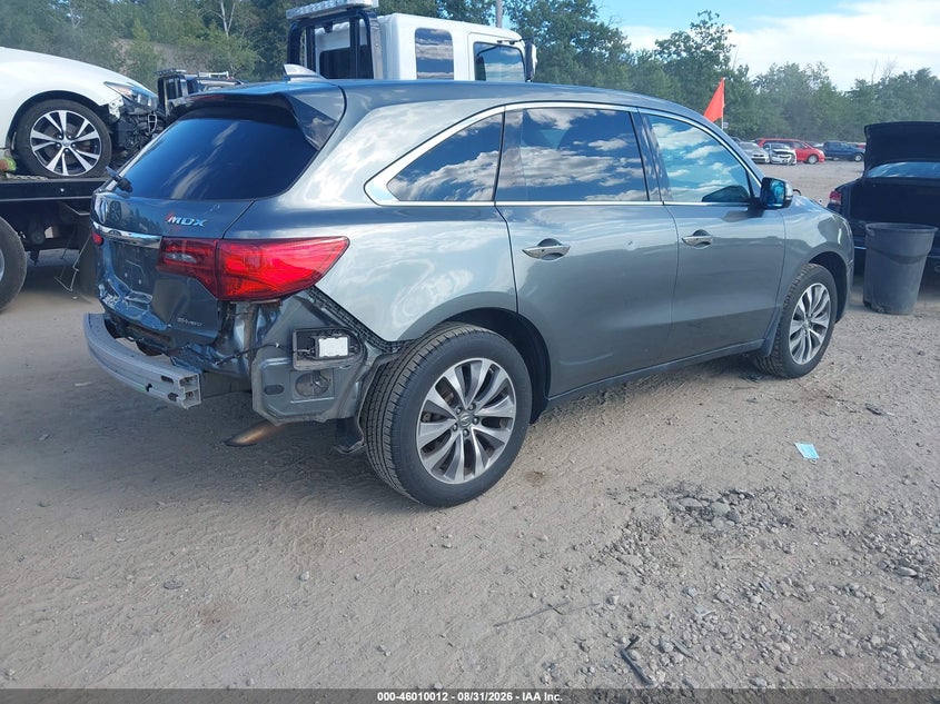 Vin: 5fryd4h49eb011785, lot: 46509388, acura mdx technology package 20144