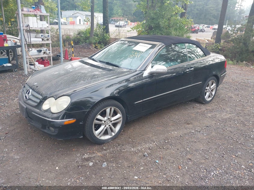 2007 Mercedes-Benz Clk 350, Flood, IAAI, VIN WDBTK56F27F214848 — photo 2