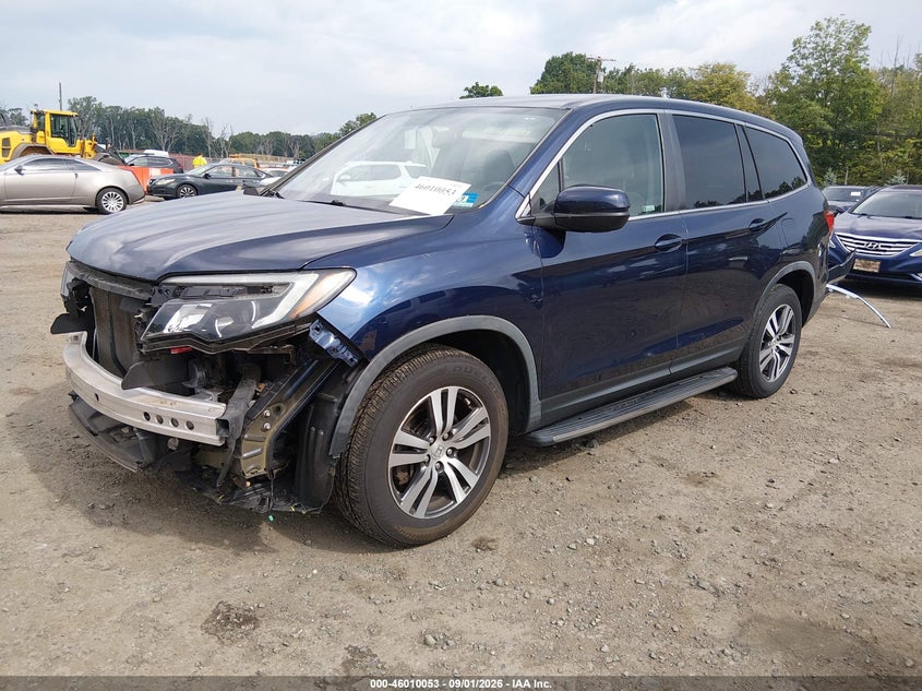 Vin: 5fnyf6h52jb048655, lot: 46509429, honda pilot ex-l 20182