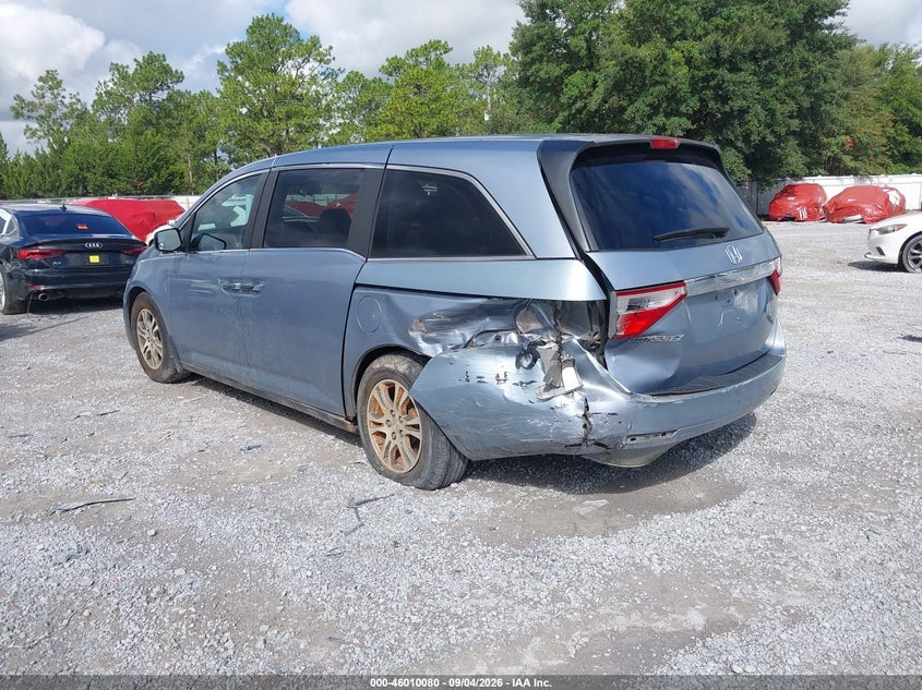 Vin: 5fnrl5h42cb034885, lot: 46509456, honda odyssey ex 20123