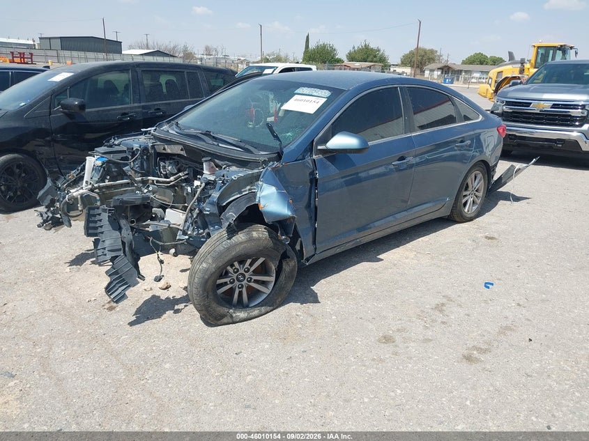 2016 Hyundai Sonata, Обычный износ, IAAI, VIN 5NPE24AF5GH410655 — фото 2