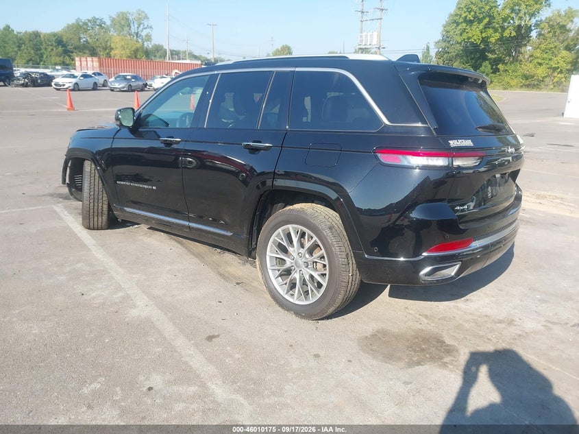 Vin: 1c4rjheg8p8816569, lot: 46509551, jeep grand cherokee summit 4x4 20233