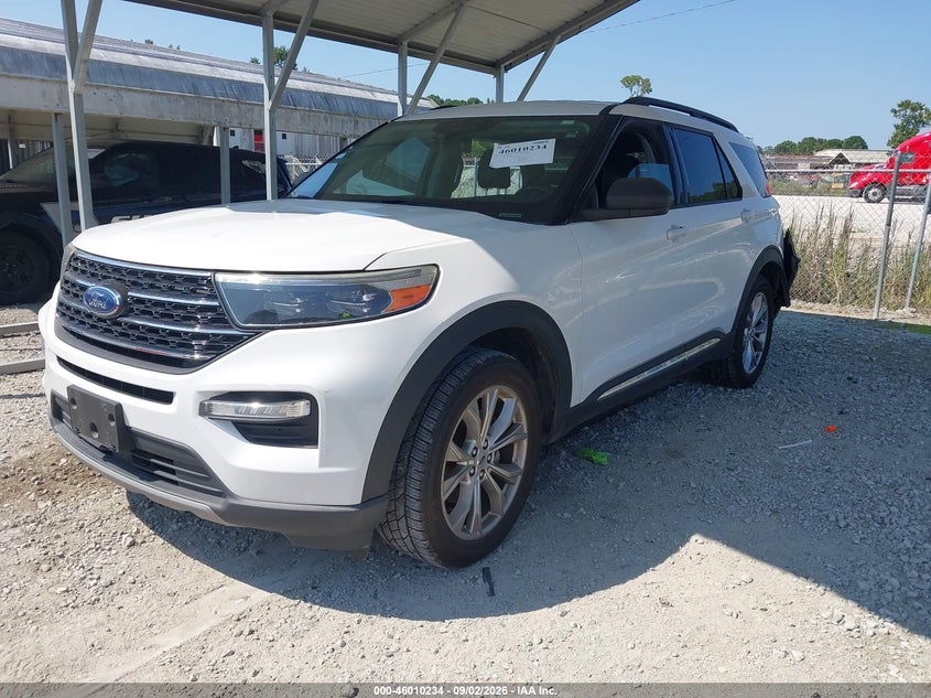 2020 Ford Explorer, Лівий зад, IAAI, VIN 1FMSK7DH2LGC21800 — фото 2