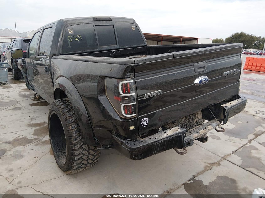 Vin: 1ftfw1r62cfa94700, lot: 46509612, ford f-150 svt raptor 20123