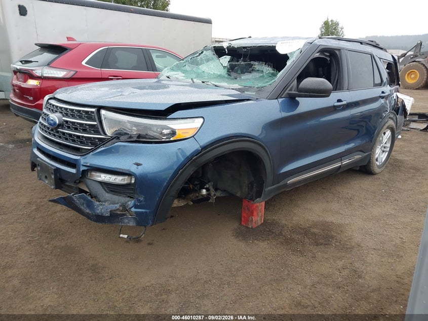 Vin: 1fmsk8dh2lgb29978, lot: 46509663, ford explorer xlt 20202